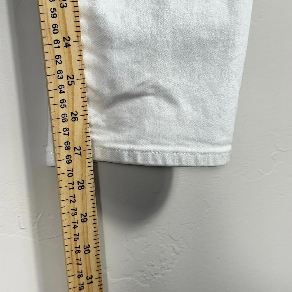 Lucky Brand Size 4/27 Solid White Denim Ava Mid-Rise Skinny Jeans 28x27 - Flaws - Picture 7 of 7